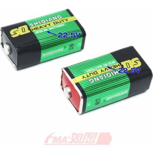 2Pcs 15F20 22.5V Battery 412U15VS084 MN122 Carbon Zinc for 1 Tube Radio Analog Voltmeter Volt Meters (VOM) Electronic Hobbyists