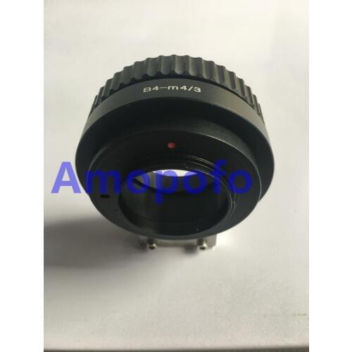 Amopofo B4-M4/3 Adapter For Canon Fujinon 2/3" Lens to for Olympus PEN E-P1, E-P2, E-PL1, E-P3, E-PM1, E-PL3, OM-D E-M5