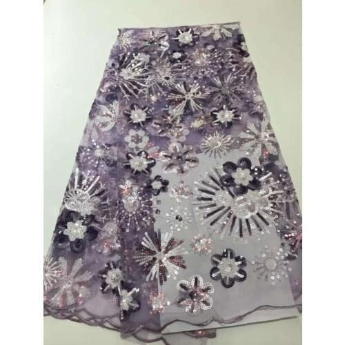 Sequins French tulle lace fabric 2021 high-quality African lace fabric latest evening lace fabric FJ3931