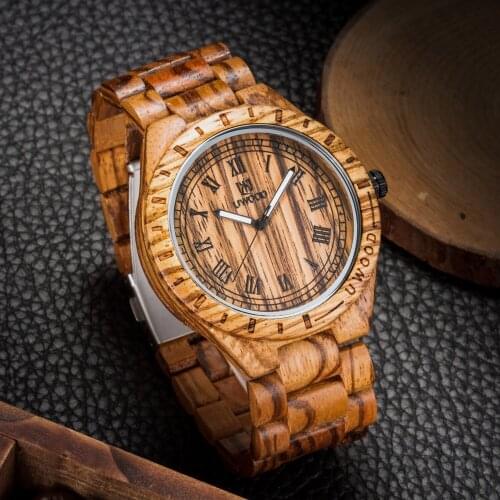 Top brand Wooden Watches Men Wristwatches Wood Bamboo Watch For Men Wrist Wood Strap Quartz Watch Husband Gift Relogio Masculino