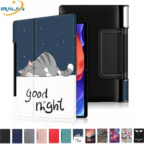 For Lenovo Yoga Tab 11 13 Case Ultra Thin Smart Leather Tablet Cover for Lenovo Yoga Tab YT-K606F J706F Case+Stylus+Screen Film