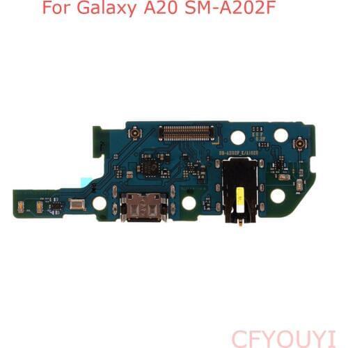 For Samsung Galaxy A20 A202F Dock Connector USB Charging Port Flex Cable USB Charger Plug Flex