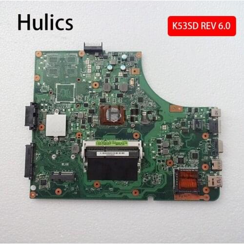Hulics Original K53S For ASUS A53S K53SD K53S K53E REV:6.0 SR0DQ with i3-2350m laptop motherboard