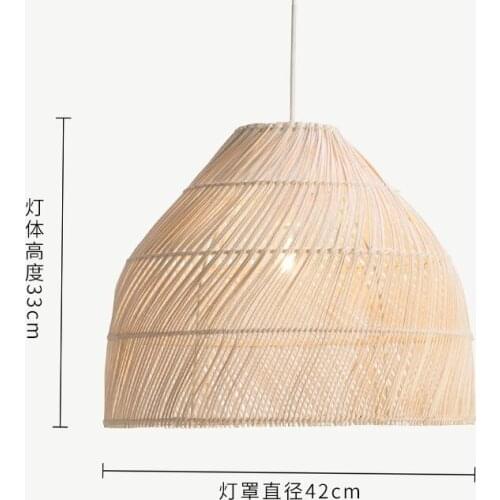 Chinese Hand-woven Pendant Lights Vine Art Kitchen Accesories Pendant Lamp Living Room Decoration Restaurant Home Decor Lamp