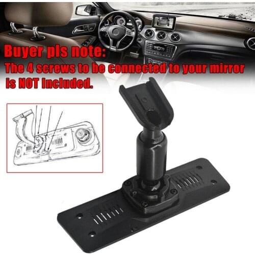 New1X Car Interior Rear View Mirror Back Plate Panel Mounting Bracket for Car DVR