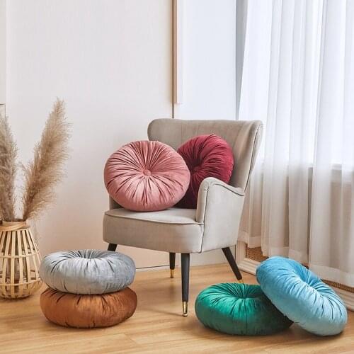 Round Pouf Tatami Cushion Pillow Chair Floor Cushions Soft Seat Pillow Pad Throw Pillow Cushion Flower Cushion 42x42 Gift