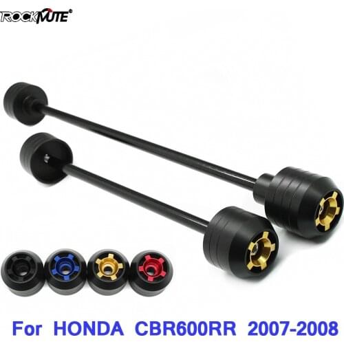 Motorcycle Front Rear Wheel Axle Fork Slider For HONDA CBR600RR 2007-2008 POM Crash Protector Falling Protection