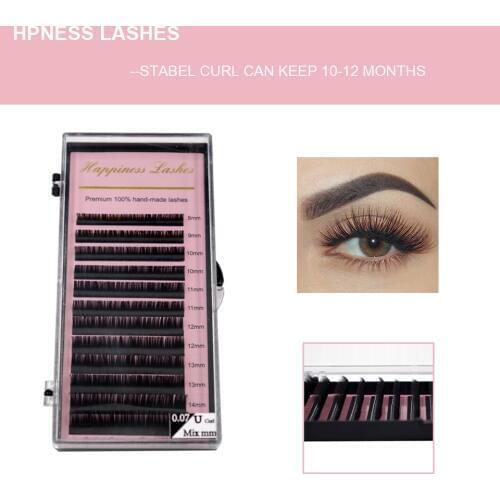 HPNESS False Eyelash Natural Long Lashes Extension All Sizes Classic Lashes For Eyelash Academy