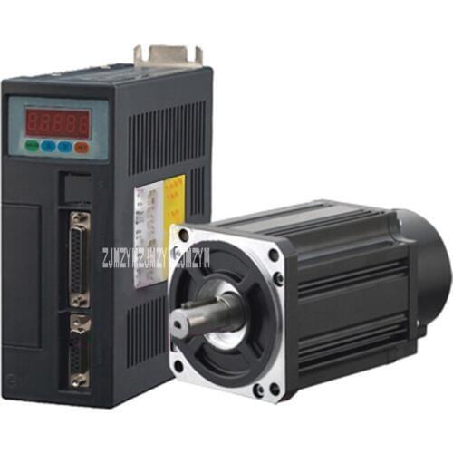 New Arrival 220V 4N.M. AC Servo Motor 86 * 86 Flange Installation 16mm 1KW Servomotor 90ST-M04025 2500RPM AC Servo Motor+ Driver