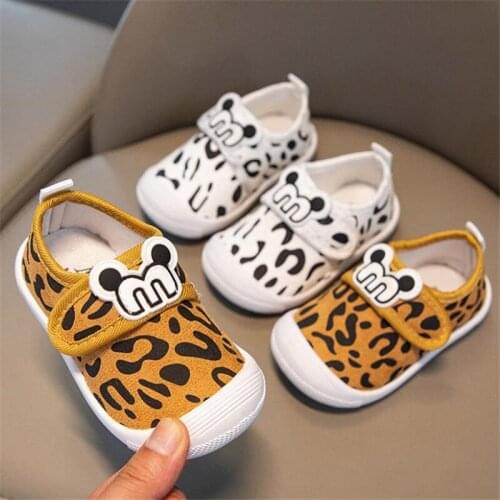 New Disney childrens canvas shoes of 2021 autumn winters is recreational the baby shoes private label soft bottom toddlers