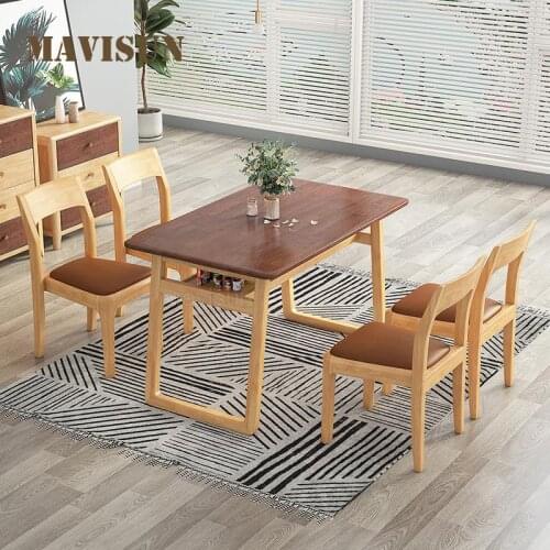 Modern Rectangular Kitchen Table With Chairs For Cheap House Minimalist Living Room Coffee Table Dining Room Furniture Household