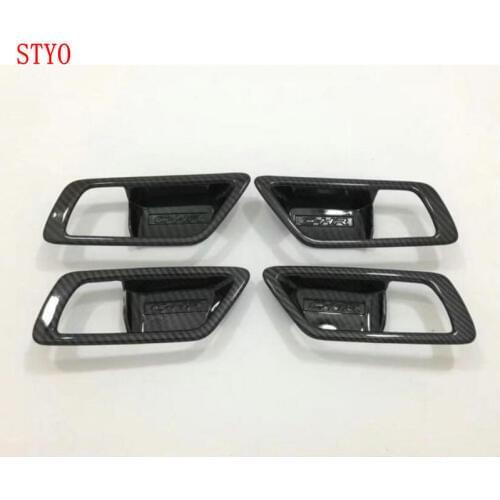 STYO Car Interior Door Handle Trim Cover ABS Chrome For LHD TOYOTA1 C-HR CHR 2017 2018