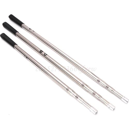 1.5/1.7/1.9m Head Prong Harpoon Spear Rod Fish Dip Net Telescopic Bar Pole