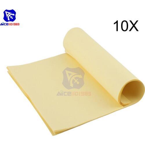 Diymore 10PCS/Lot A4 Toner Heat Transfer Paper Yellow Paper