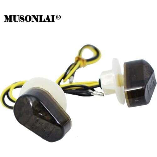 Motorcycle Turn Signal Flush Mount LED Indicator Light Moto Flashing for Yamaha YZF R1 R6 YZF R6S FZ1S FAZER 1000 FZ6S FAZER 600