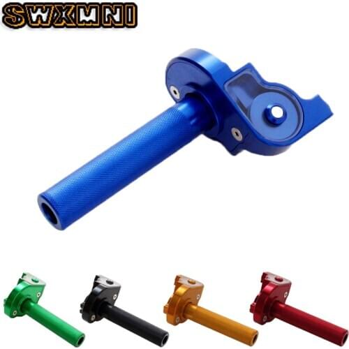 High quality 22mm CNC Aluminum Throttle Grip Quick Twister for CRF 50 70 110 IRBIS 125 250 Dirt Bike Motorcycle