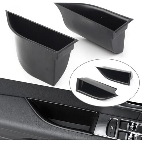 2PCS Car Front Door Storage Box Organizer Container Holder For Range Rover Evoque 2016-2018 Left Drive