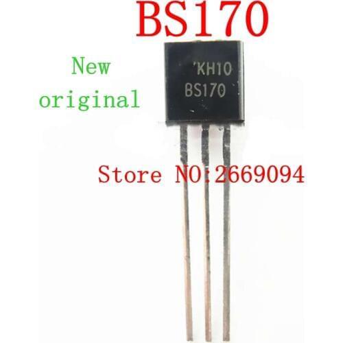 1PCS BS170RLRAG BS170ZL1G BS170 TO-92 FETs MOSFET N-CH 60V 500MA New original