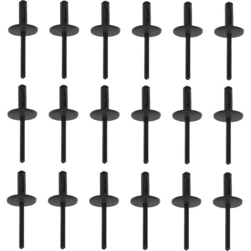 100Pcs Car Bumper Fender 6mm Hole Plastic Rivets Fasteners 51717002953 for -BMW Auto Inside Decorative Retaining Clip