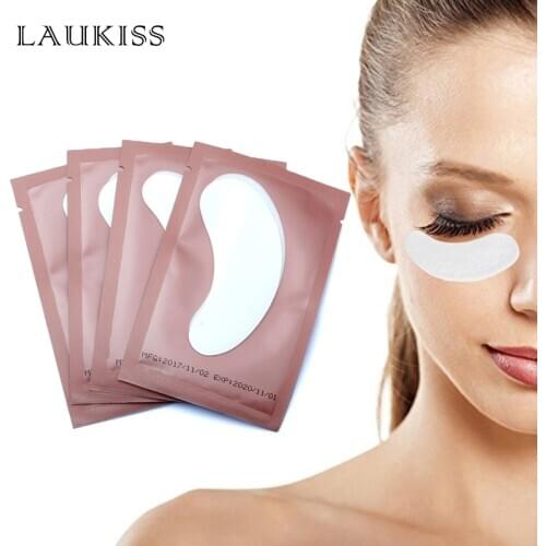 200pairs Patches for building Eyelash Extension Eye Patch Under Gel Eye Pads for Eyelash Extension New Paper Patches LAUKISS
