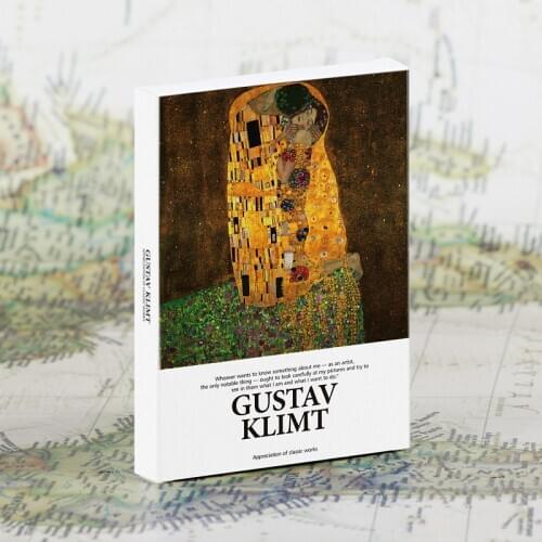 30 Pcs/Set Gustav Klimt Series Postcard ins Style Greeting Cards DIY Journal Decoration Stationery