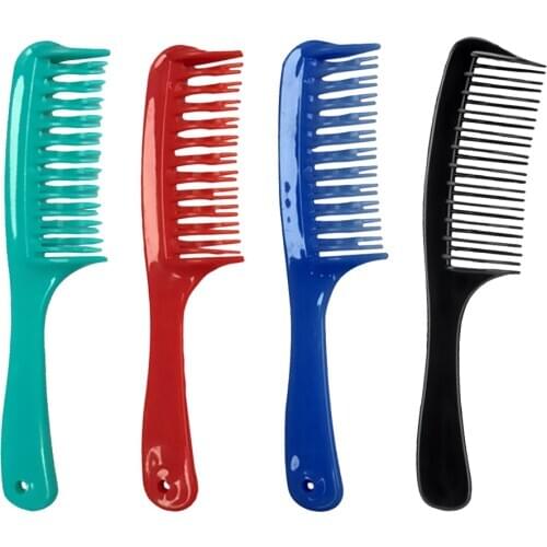 4x Wet Curly Haircutting Double Rows Teeth Detangler Comb Hairdressing Brush