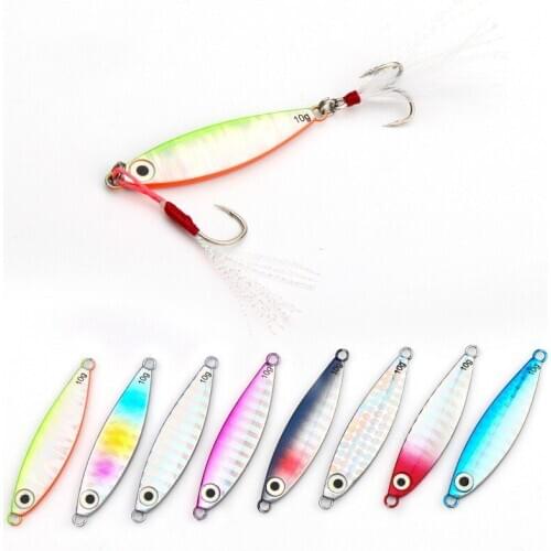8 Colors Metal VIB Lures 7/10/15/20/25g Strong vivid Vibrations Spoon Lure Fishing bait Bass Artificial Hard Bait 3D Eyes