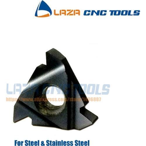 Free shipping 16IR A60/A55 AG60/AG55 16NR ISO0.5-3.5 Threading Carbide Inserts,Internal Threaded blade Steel and Stainless Steel