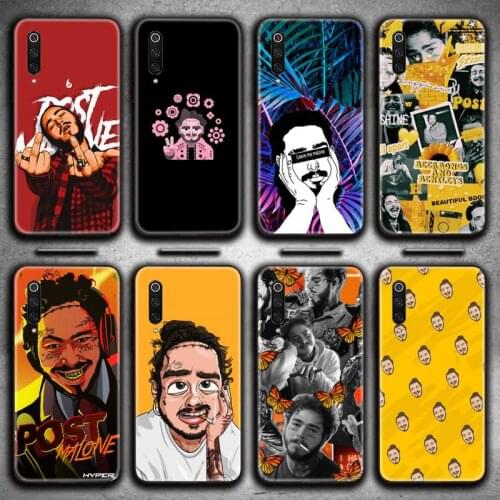 Post Malone Phone Case for Xiaomi Mi Note 10 Lite Mi 9T Pro xiaomi 10 10 CC9 Pro