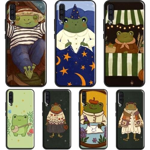 Mr.Frog Froggy For Samsung A12 A32 A42 A52 A72 A71 A51 A41 A31 A11 A70 A50 A40 A10 A02 A21S Phone Cover