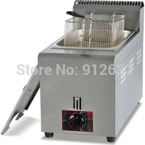 6L Electric fryer, Vertical Gas Temperature-controlled Fryer