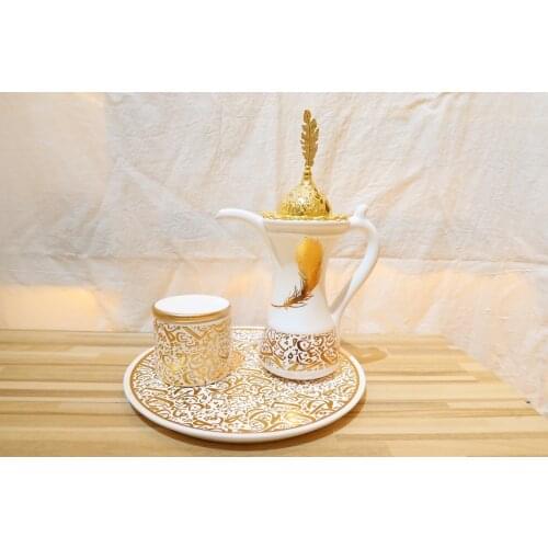 F Bakhoor Incense Arabic Ceramic Incense Burner Middle East Resin Incense Burners for Office Home Decor Room Decoration