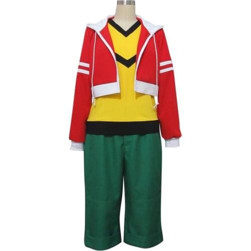 Inazuma Eleven GO Cosplay Costume Ban Yamano Sports Top Pants Costume Adult Halloween Suit L321
