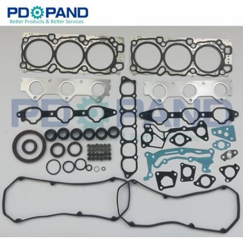6G72 V73 Engine Overhaul Rebuilding Gasket Kit MD977866 For Mitsubishi 3.0 V6 24V 2972cc