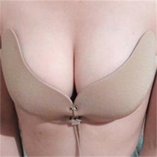 Wing Shape Sexy Women Adhesive Push Up Nipple Cover Pads Invisible Breast Lift Up Bra Top Tape Sticker Reusable Paste Chest Pad
