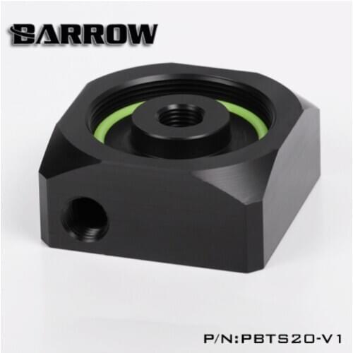 Barrow PBTS20-V1, PMMA / Acrylic / POM water pump cover for DDC serise pump computer water cooling