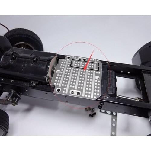 New design rc actros truck metal dis cover plate for tamiya 1/14 scale tractor trailer beEnz 1851 3363 scania R620 R470 MAN tgx