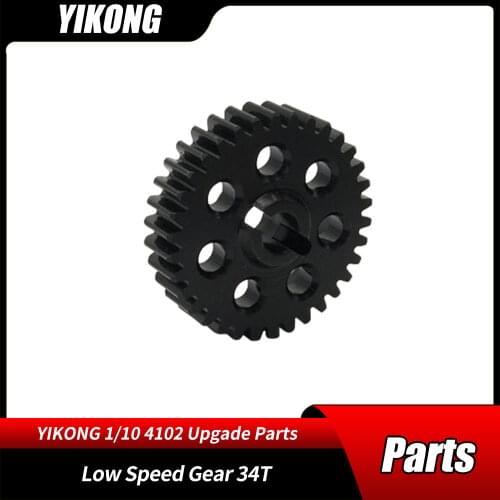 Low Speed Gear 34T 12021 RC Car Parts YK YIKONG 1/10 1/8 YK4102PRO YK4101PRO 4081 Crawler Cars General Original Accessories