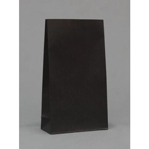 23x12x7.5cm 50pcs/lot Black Paper Bags Recyclable Gift Bag Small Food Candy Jewelry Packaging Shopping Bags For Boutique