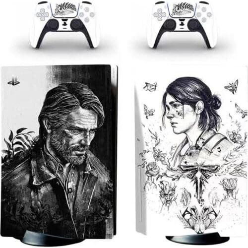 The last of us PS5 Standard Disc Edition Skin Sticker Decal Cover for PlayStation 5 Console & Controller PS5 Skin Sticker Vinyl