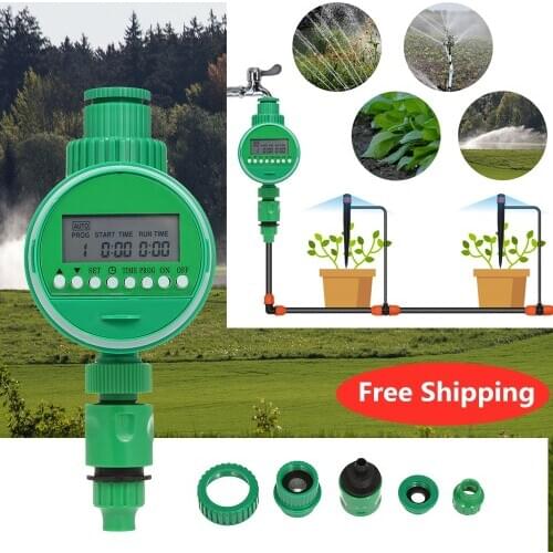 Outlet Programmable Hose Faucet Timer 3/4" 1/2" Tap Wirless Water Gateway Garden Irrigation Watering Timer Battery Operated