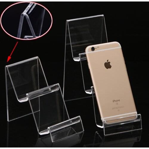 Transparent Acrylic Display Shelf Mobile Wallet Glasses Rack Multilayer Reveal Frame Jewelry Display Phone Holder