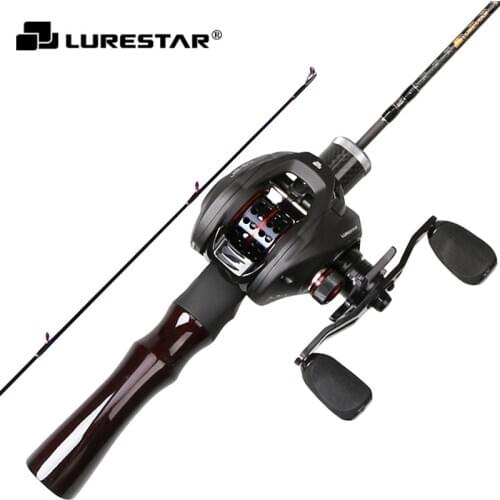 LURESTAR EX-UL 1.65m 1.68m Spinning Casting Lure Rod 2 pcs FUJI Guide Classic Stream Fishing Rod Lure WT 0.8-6g Fishing Rods