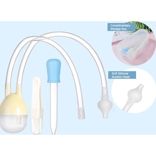 New Born Baby Safety Nose Cleaner Vacuum Suction Children Nasal Aspirator New Baby Care Diagnostic-tool Vacuum Sucker