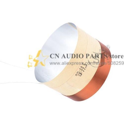 1 piece ID: 99.5mm 3-29/32" 4" White aluminous 2F 8 ohm woofer bass loudspeaker speaker voice coil