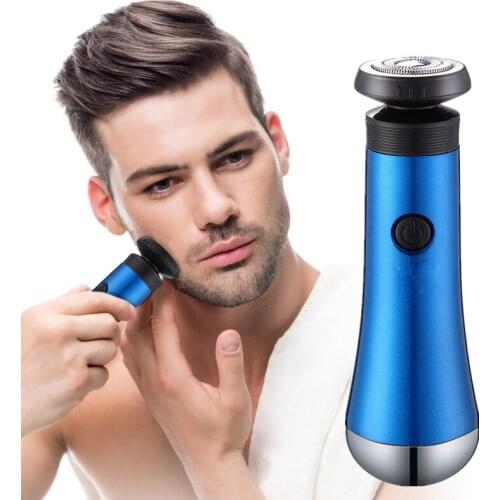 2-IN-1 Shaver for Nose and Mustaches Hair Removal Beard Trimmer Protable Cutting Machine Mini USB Rechargeable Babeador Electric