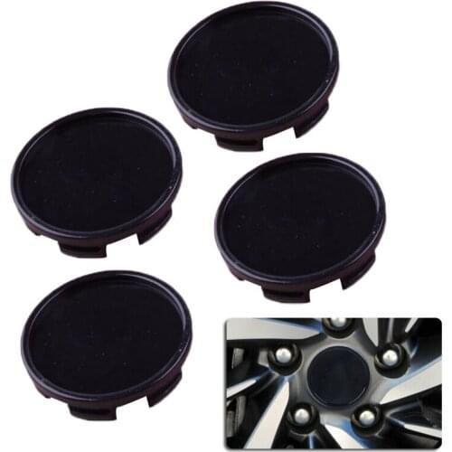 Accessory Wheel Center Hub Cap Decal Decorative Trim Truck 4pcs Black Car Covers