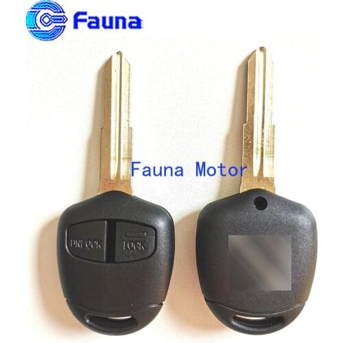 2 Button Fob Key Shell Case For Mitsubishi MIT11R MIT8 Blank Blade Espada