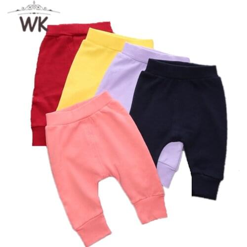 Baby Pants Baby Boys Clothes cotton Trousers Baby Girls spring Pants Children Casual Trousers pure color Pants Infant pant CP200