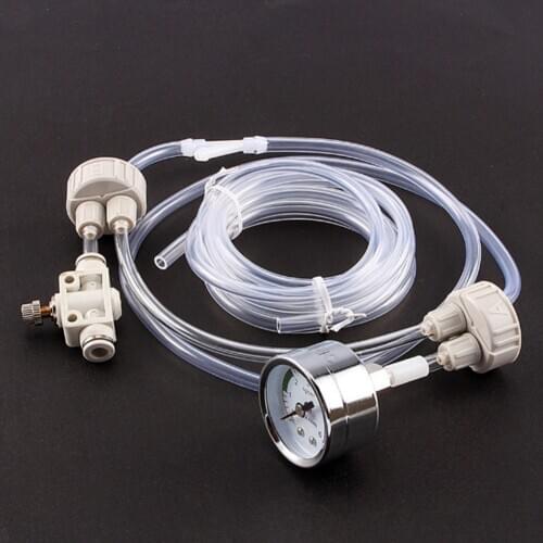 DIY CO2 Generator Aquarium Plant System Kit Tube Valve Guage Cap for Aquarium Moss Plant